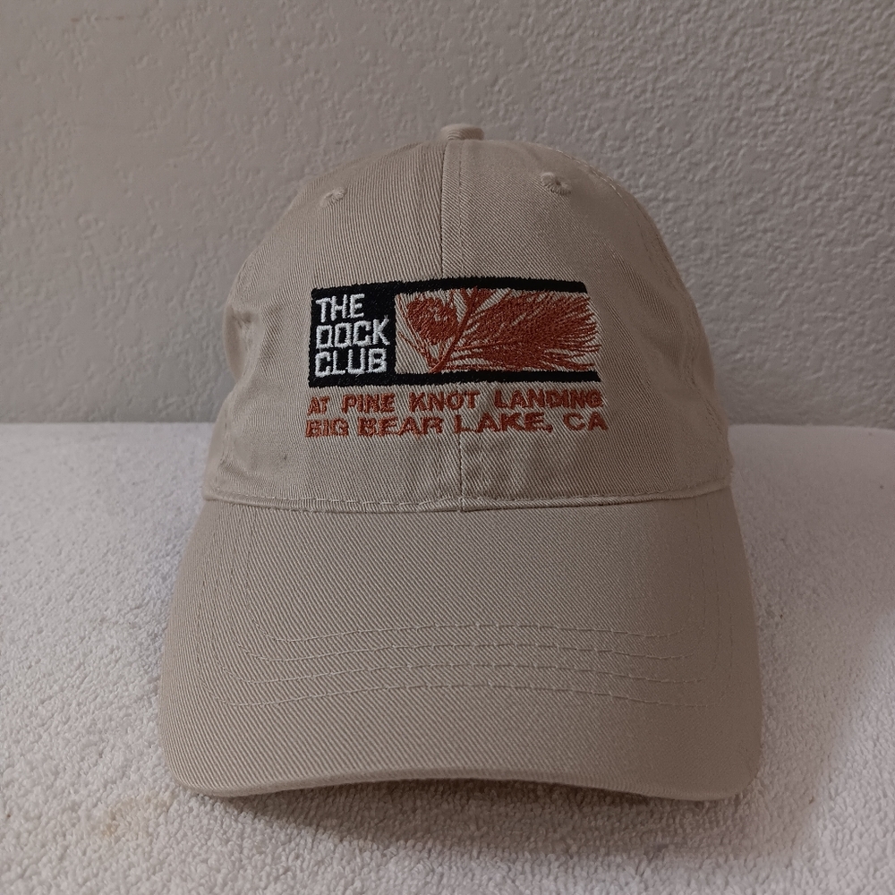 Tan and Orange Classic Six-Panel Hat